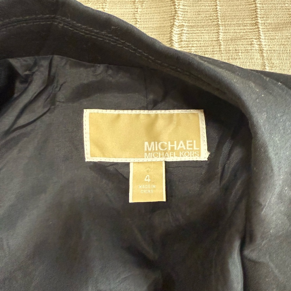 Michael Kors Black Blazer with Silver Accents - Picture 3 of 6